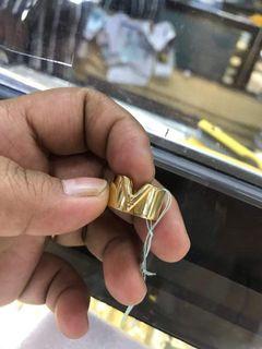 Saudi gold 18k ring