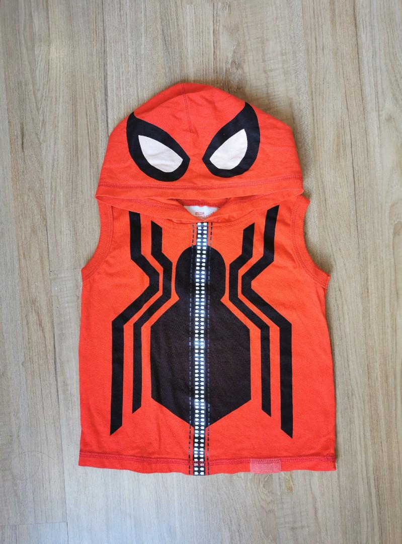 Spiderman Sleeveless Hoodie