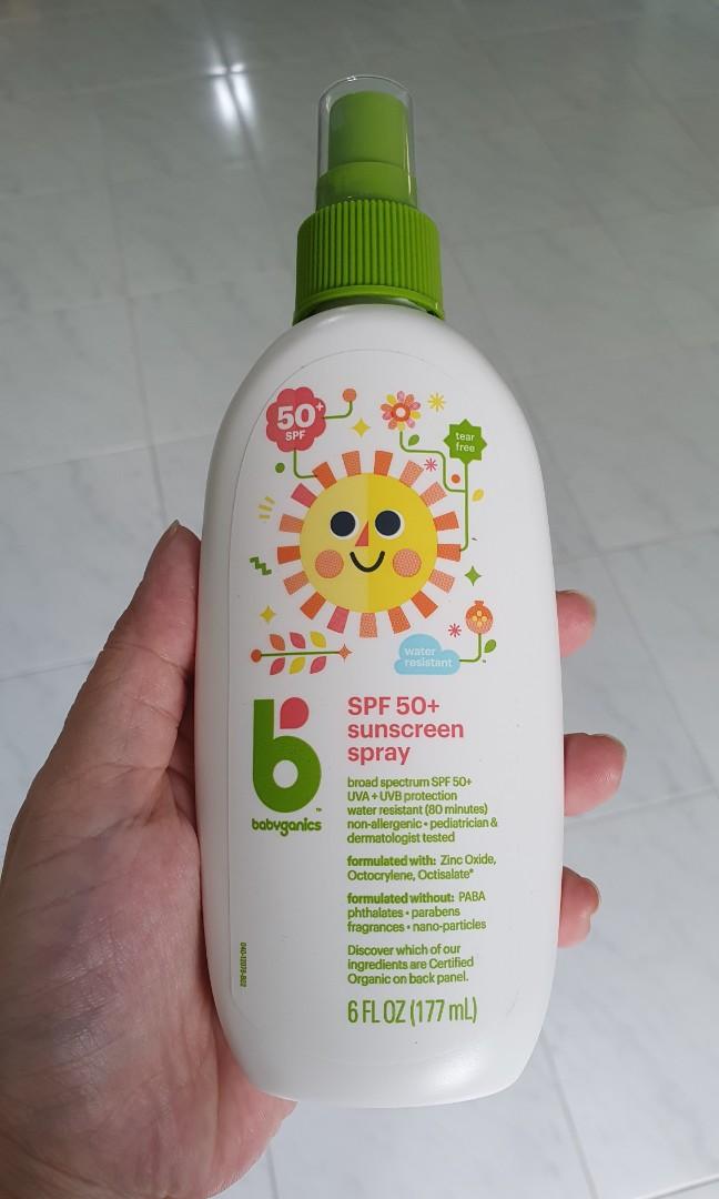 babyganics spf 50 spray