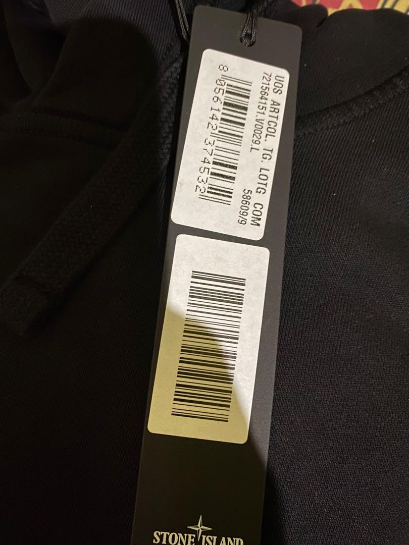Stone island hoodie original, Fesyen Pria, Pakaian , Atasan ...