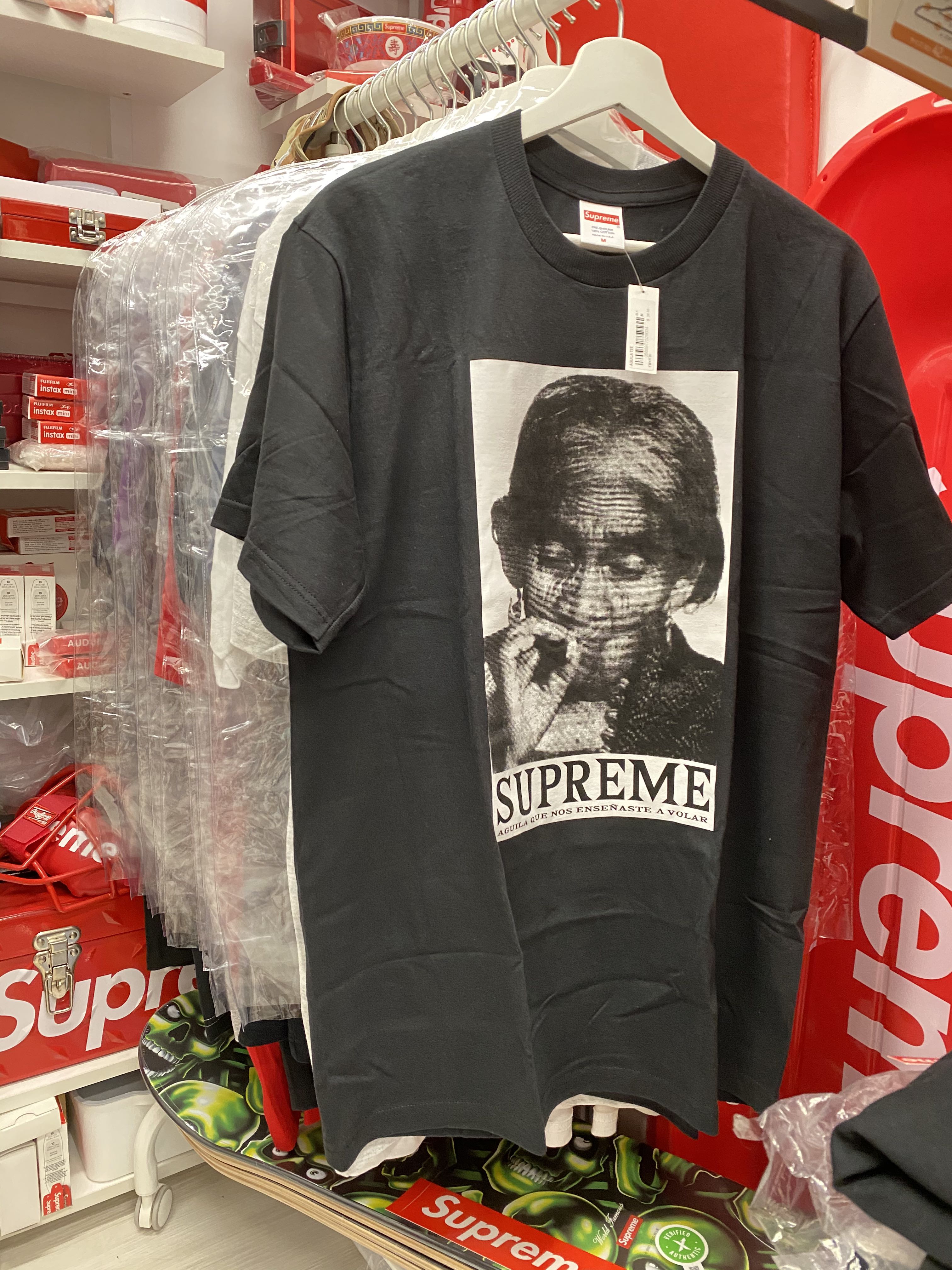 Supreme aguila tee black deals