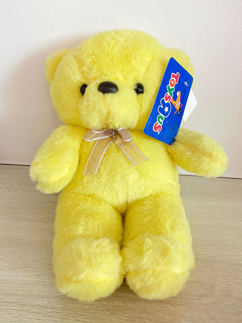 yellow bear stuffed animal