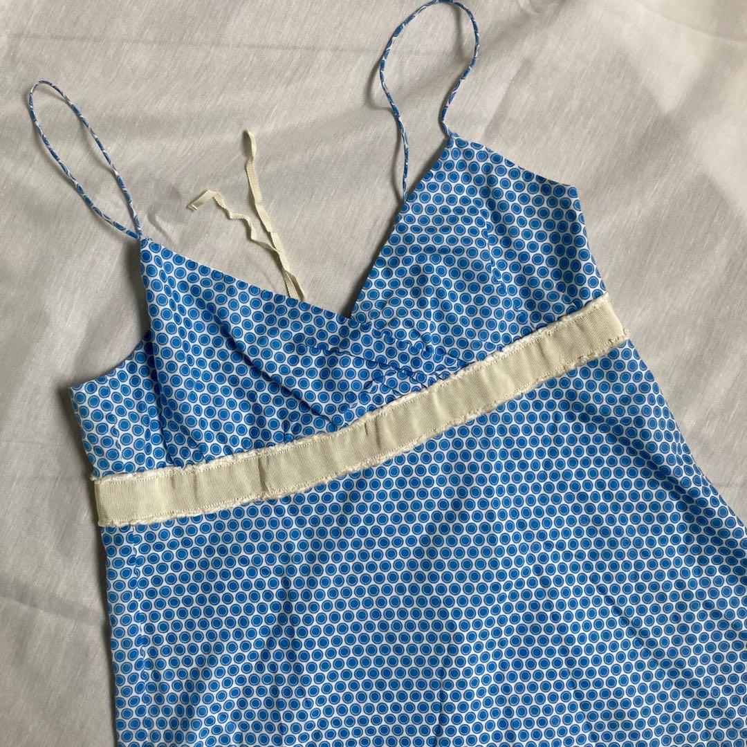 calvin klein polka dot top