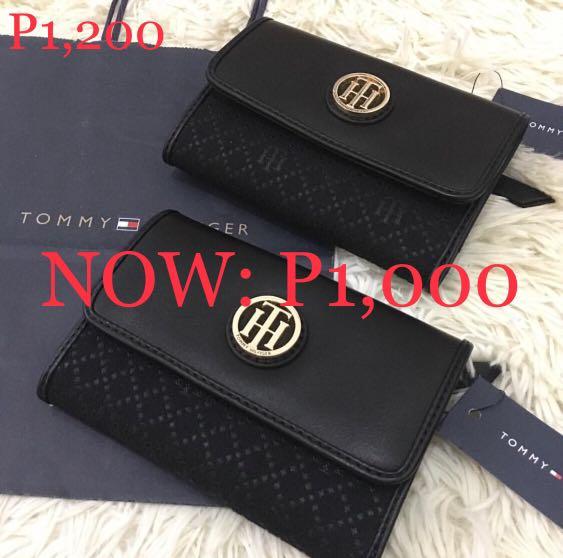 tommy hilfiger trifold wallet womens