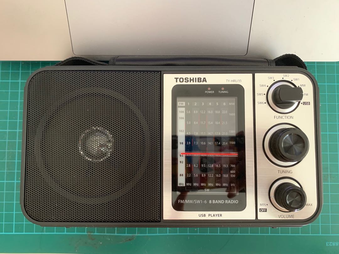 Toshiba AC DC Radio with USB and SD Card TY-HRU30, Audio, Portable ...