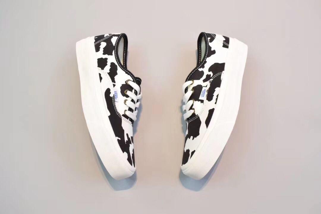 vans vault cow print
