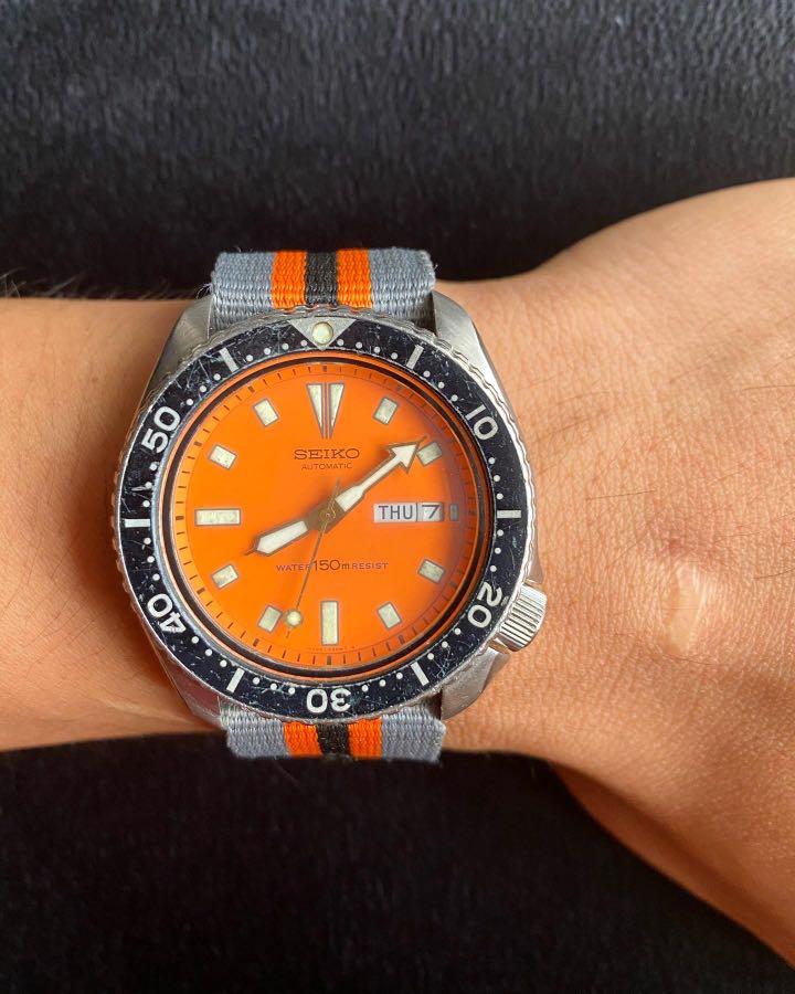 Vintage seiko orange diver 6309 729B 1982 150M, Men's Fashion, Watches &  Accessories, Watches on Carousell