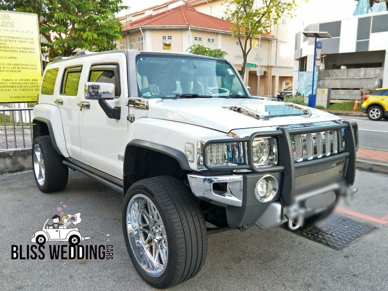 Wedding Cars Black or White Hummer H3 
