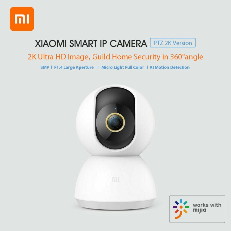 2k Xiaomi Mijia Smart IP Camera 2K 360 Angle Video CCTV WiFi Night ...