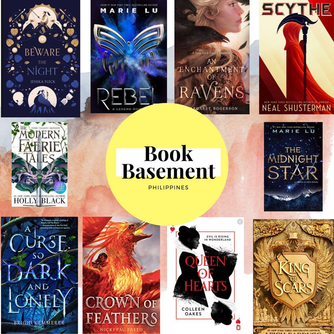 YA Hardcover books (Category: Storybooks) located in Manila. Submitted by book.basementph (Listing ID 1021507660, Image 1). Description: ‼️Cutoff Sept 1 Beware the night (Hardcover) - 520 Rebel (hardcover) - 650 [SOLD OUT] An enchantment of ravens (hardcover) - 700 [SOLD OUT] Modern Faerie Tales (hardcover) - 600 [SOLD OUT] A curse so dark and lonely (hardcover) - 670 [LIMITED STOCKS] A heart so fierce and broken (hardcover) - 670 Crown of feathe
