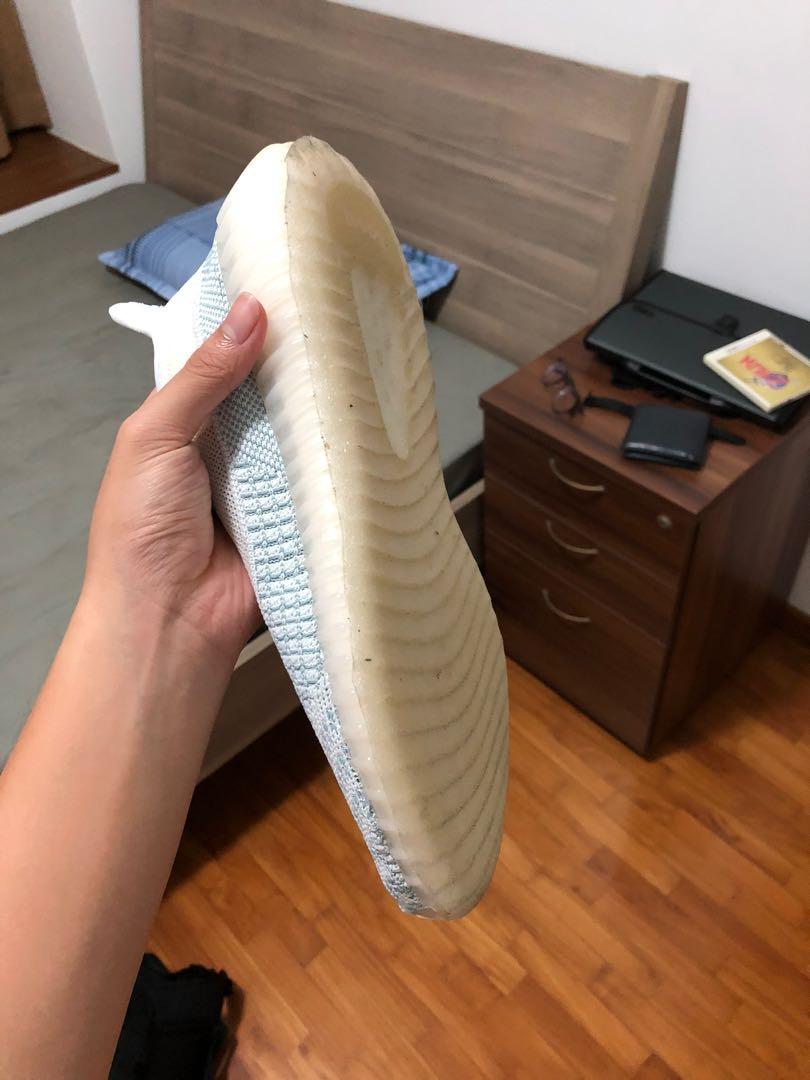 Yeezy Boost 350 V2 cloud white with ANTIOXIDANT protective layer waterproof spray and free cleaner