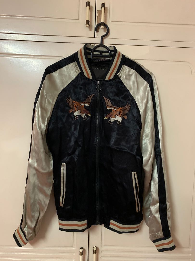 Zara Varsity Jacket ( Unisex), Men's 