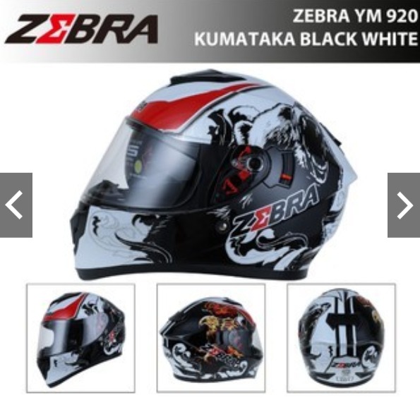Zebra helmet visor clearance
