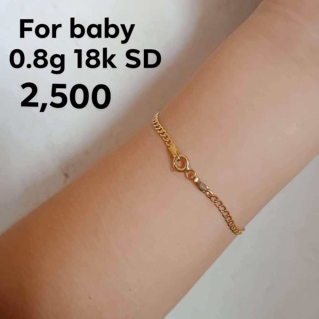 baby bracelets real gold