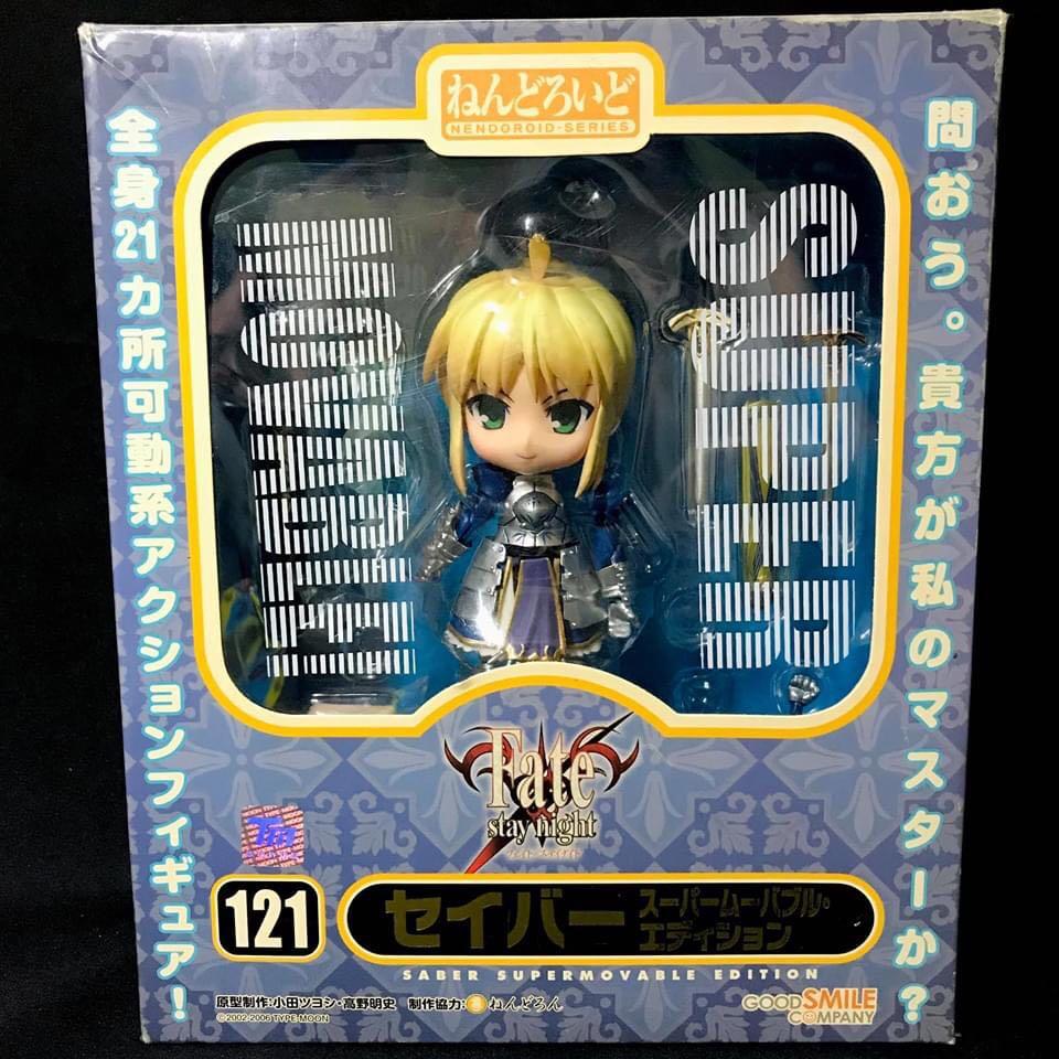 121 Fate Stay Night Saber Super Movable Edition Nendoroid Box W Few Dents Opened For Inspection Only Unfortunately Missing Extra One Hand Part Php 2 950 Toys Games Toys On Carousell Saber nendoroid action figure complete file edition. 121 fate stay night saber super movable