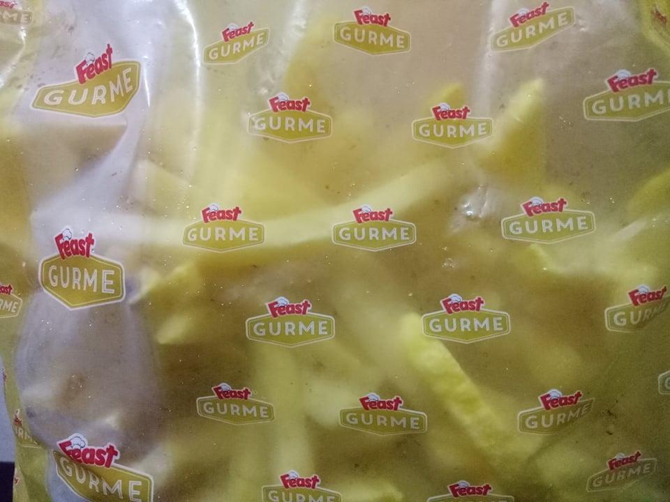 frozen potato finger cut 10x10mm class a potato fries 2 5kg feast gurme food drinks local eats on carousell