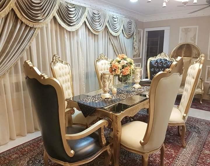 6 Pcs Promo French Victorian 4 Set Throne Dining Set Furniture Tables Chairs On Carousell