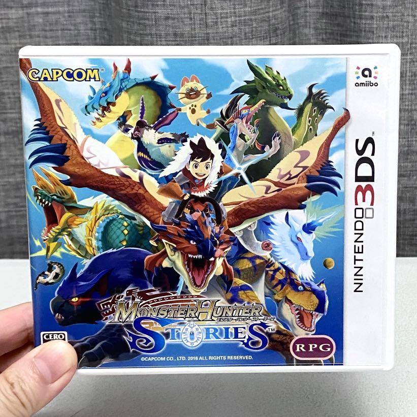 中古 原裝日版3ds Game Monster Hunter Stories 魔物獵人物語角色扮演遊戲 Carouselljackpot 遊戲機 遊戲機遊戲 Carousell