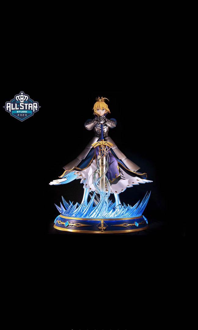 全明星fate 吾王saber 阿爾托莉雅棉被王亞瑟王gk Hunter 玩具 遊戲類 玩具 Carousell