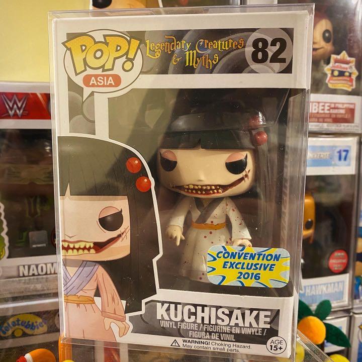 全新附送保護盒funko Pop 公仔kuchisake 有血白色衫亞洲都市傳說日本裂嘴女pop Asia 興趣及遊戲 玩具 遊戲類 Carousell