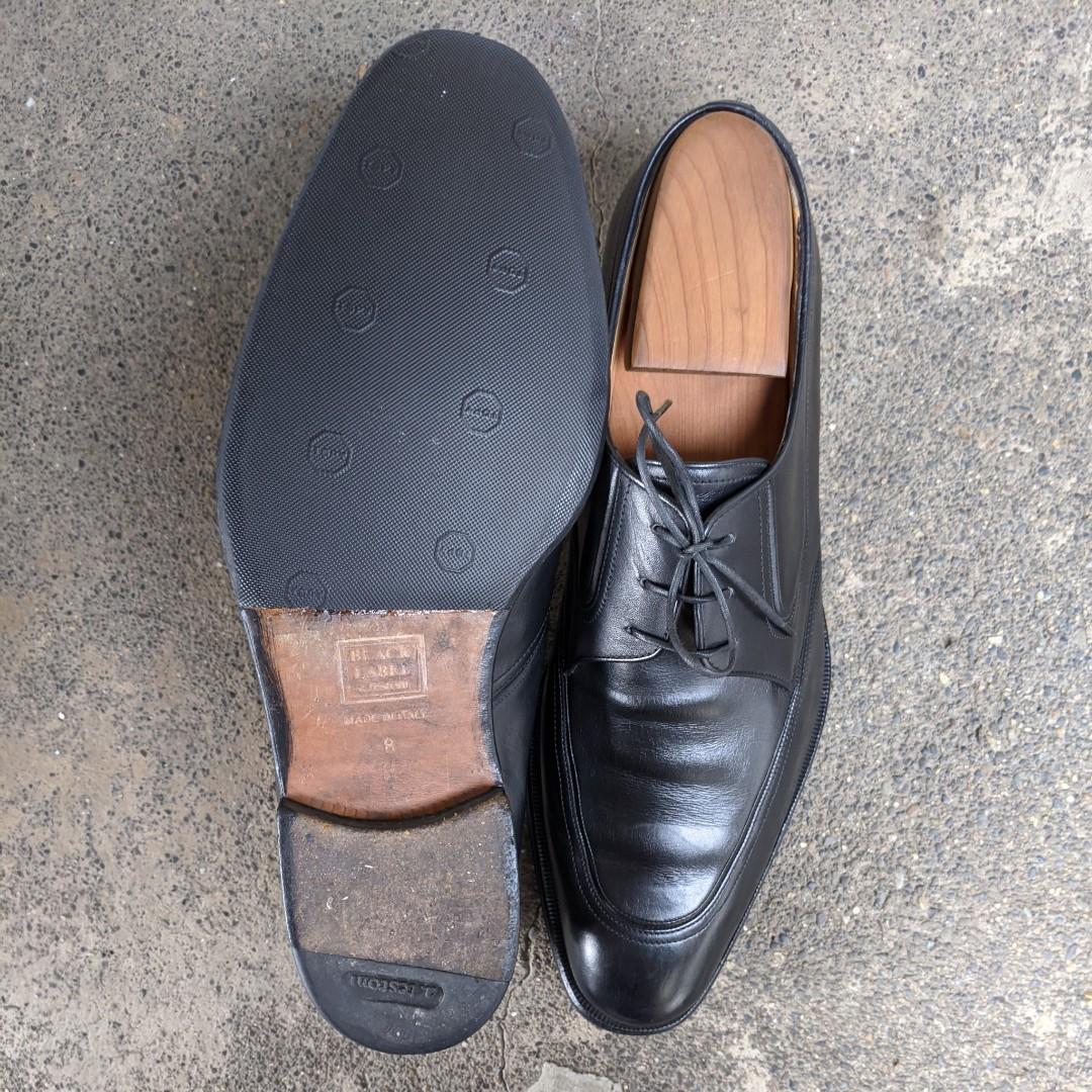 A. Testoni Black Label Derby Shoes, Men's Fashion, Footwear ...
