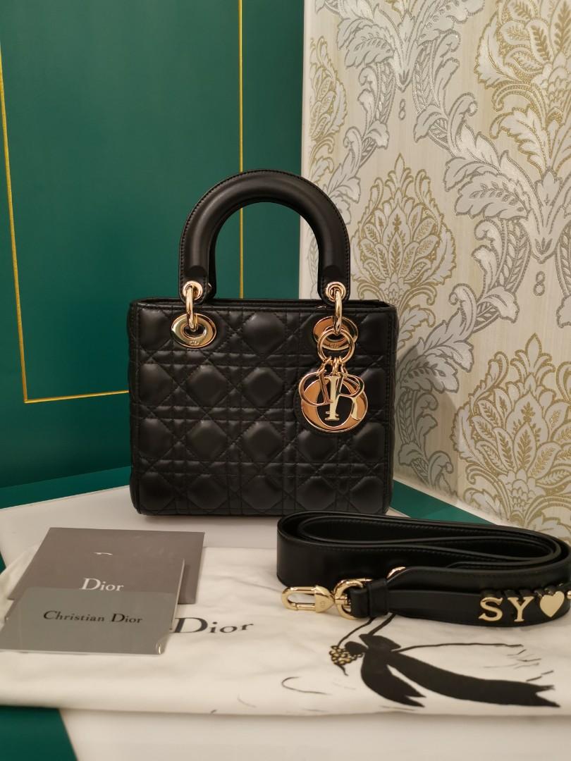 Almost New My Abcdior Lady Dior Small Lamb With Light Ghw Luxury Bags Wallets Handbags On Carousell