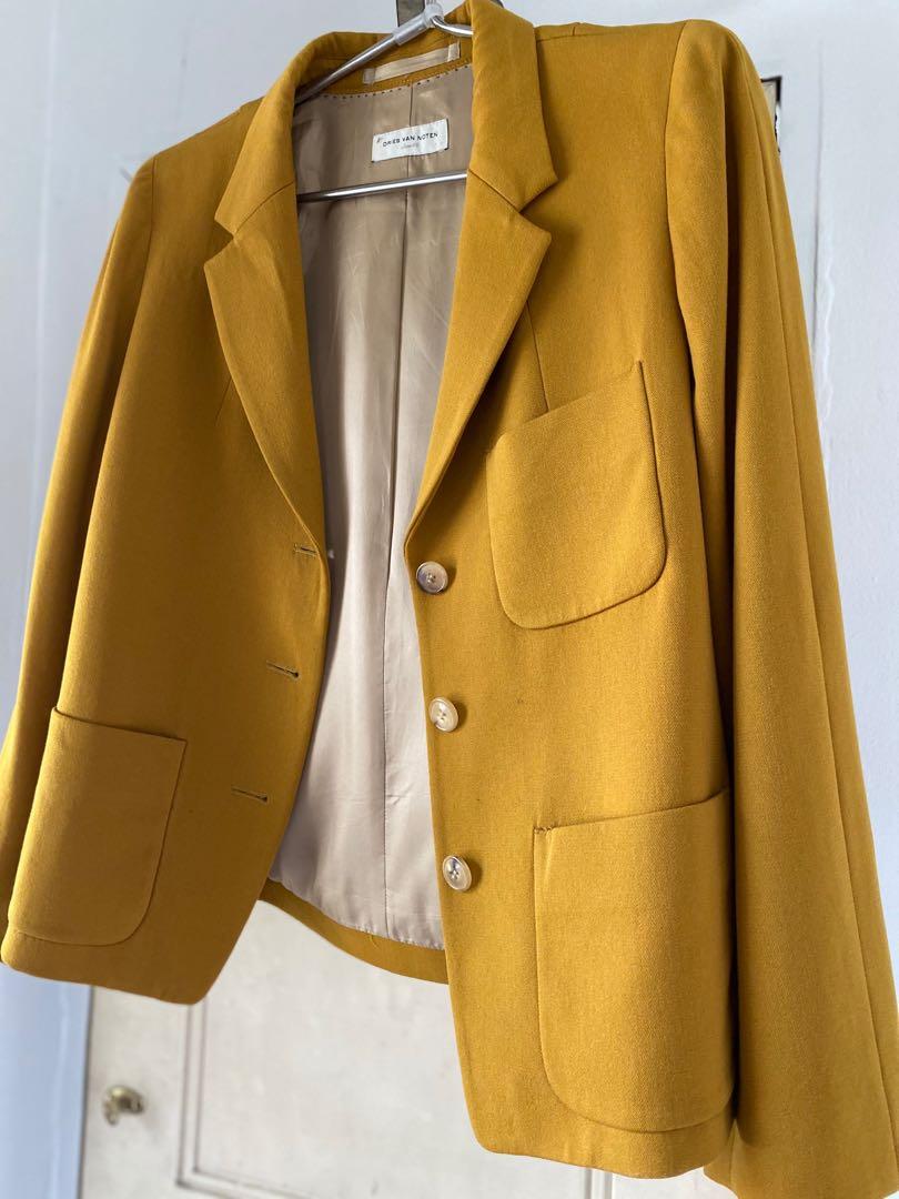 Authentic Archive Dries Van Noten Blazer In Mustard Women S Fashion Clothes Outerwear On Carousell English deutsch italiano francais العربیة 简体中文 한국어 espanol. carousell