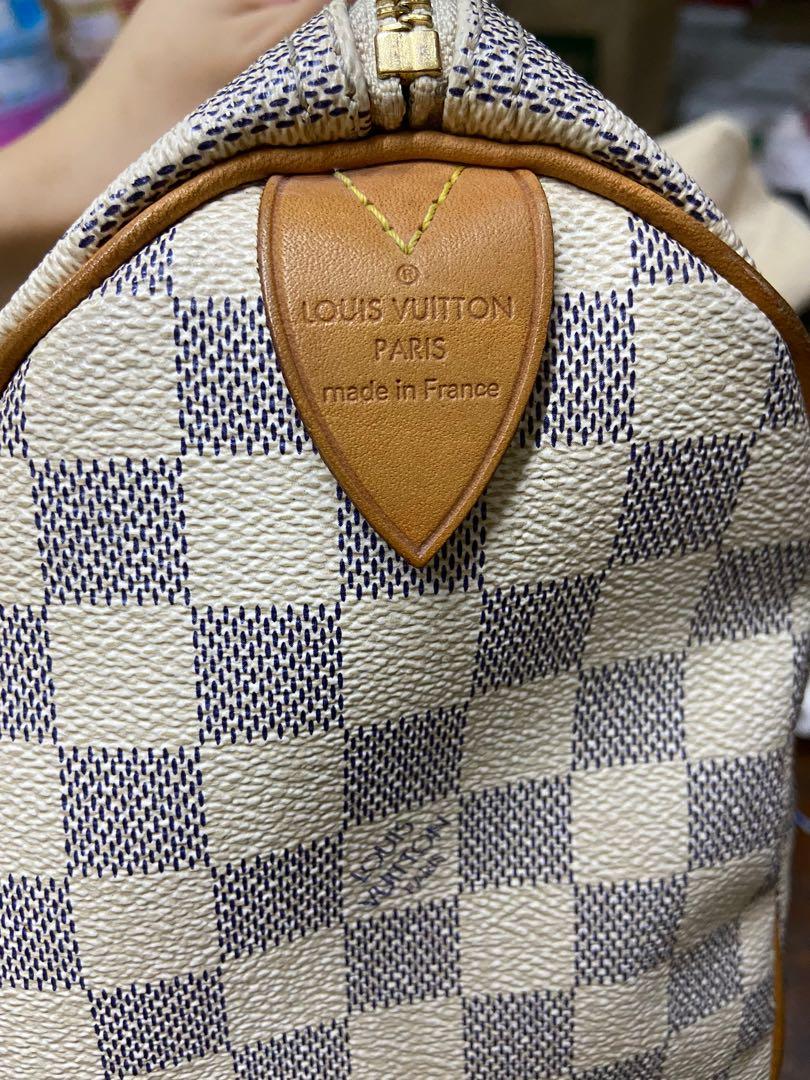 Louis Vuitton Vintage Damier Azur Speedy 25 - Neutrals Handle Bags, Handbags  - LOU808423