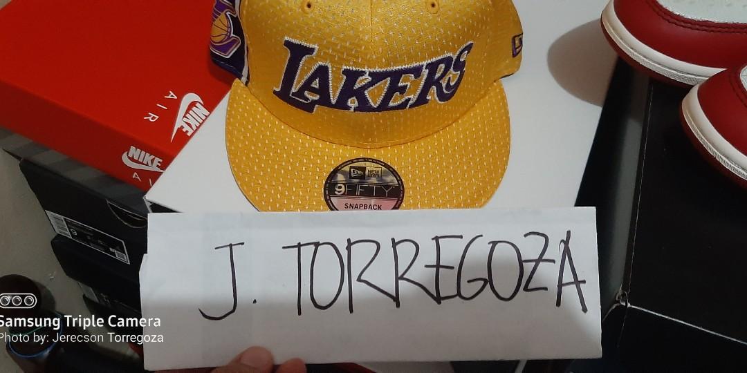 Authentic New Era Nba Lakers Cap Men S Fashion Accessories Caps Hats On Carousell