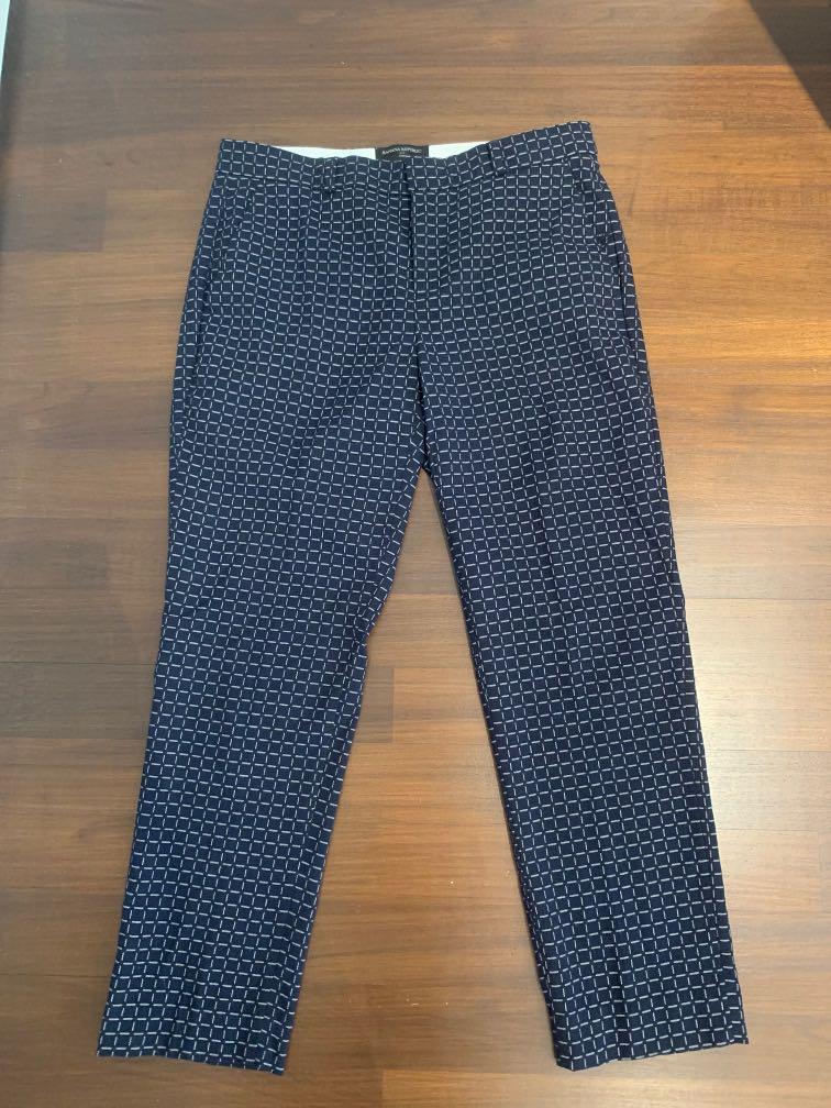 banana republic avery striped pants