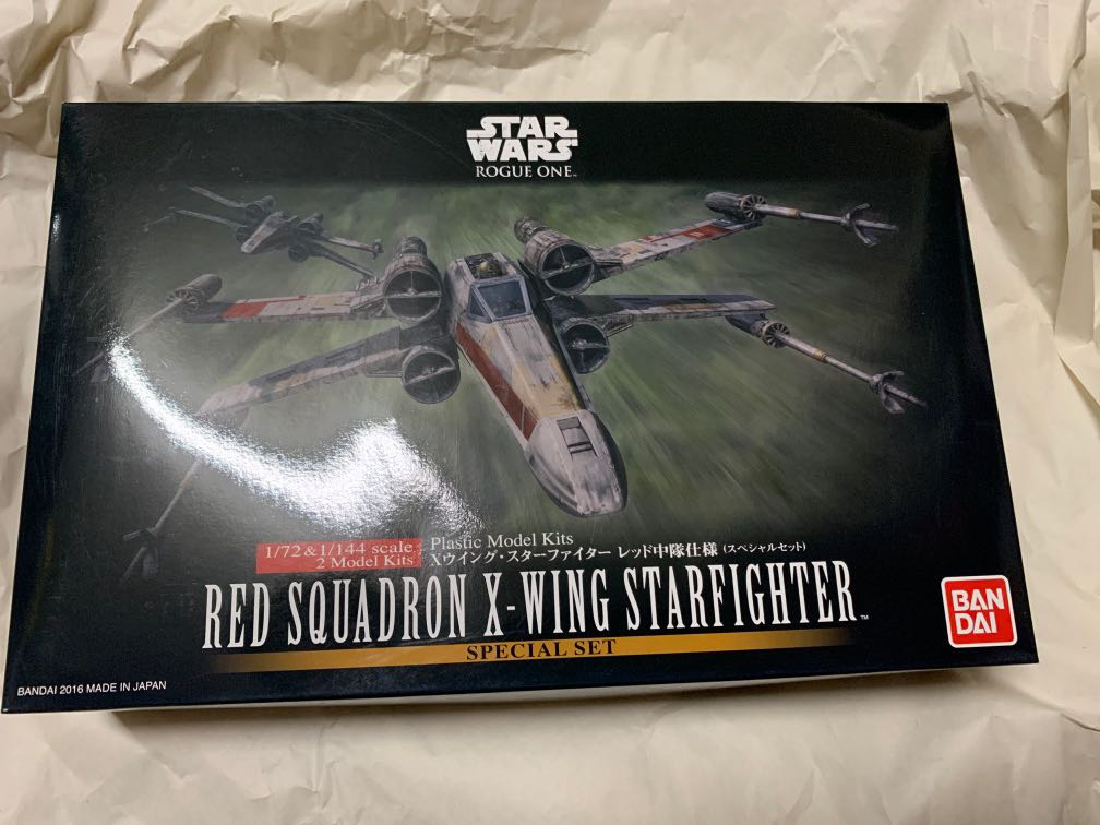 Bandai Star Wars Rogue One Red Squadron X Wing Starfighter twin set Hobbies Toys Toys Games on Carousell