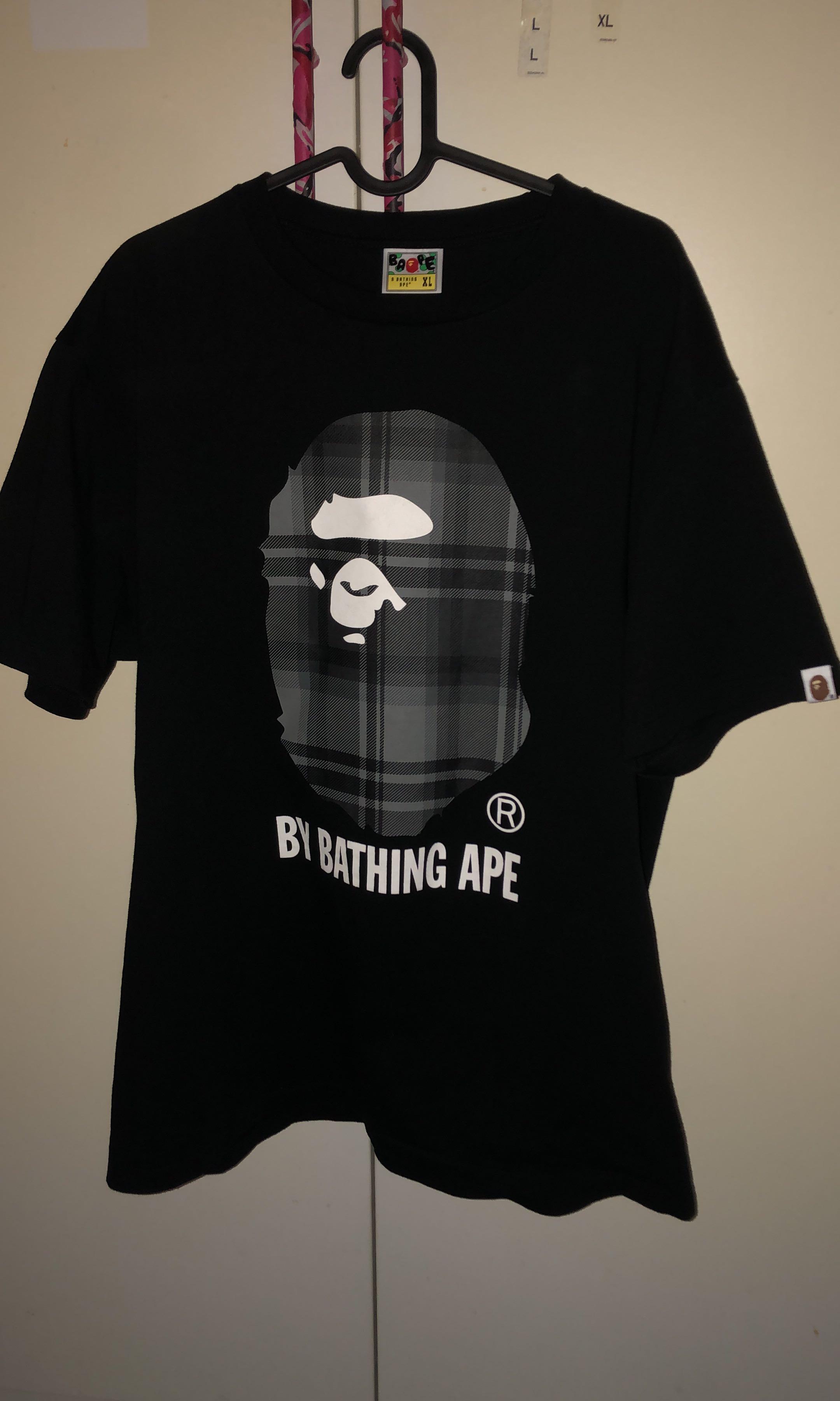bape checkered tee
