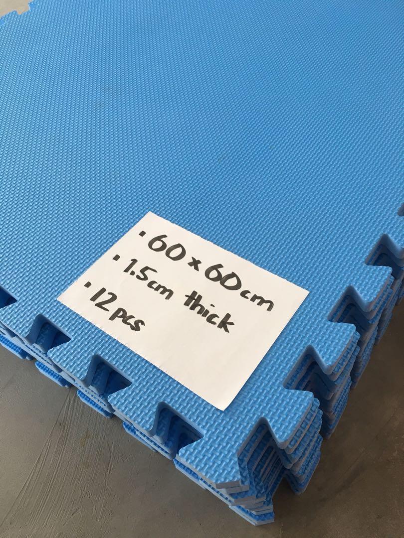 Blue Floor mat from Kiddy Palace, Babies & Kids, Bathing & Changing