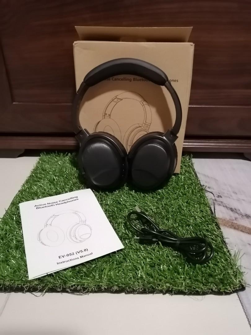Evodx active noise 2025 cancelling bt 5.0 headphones