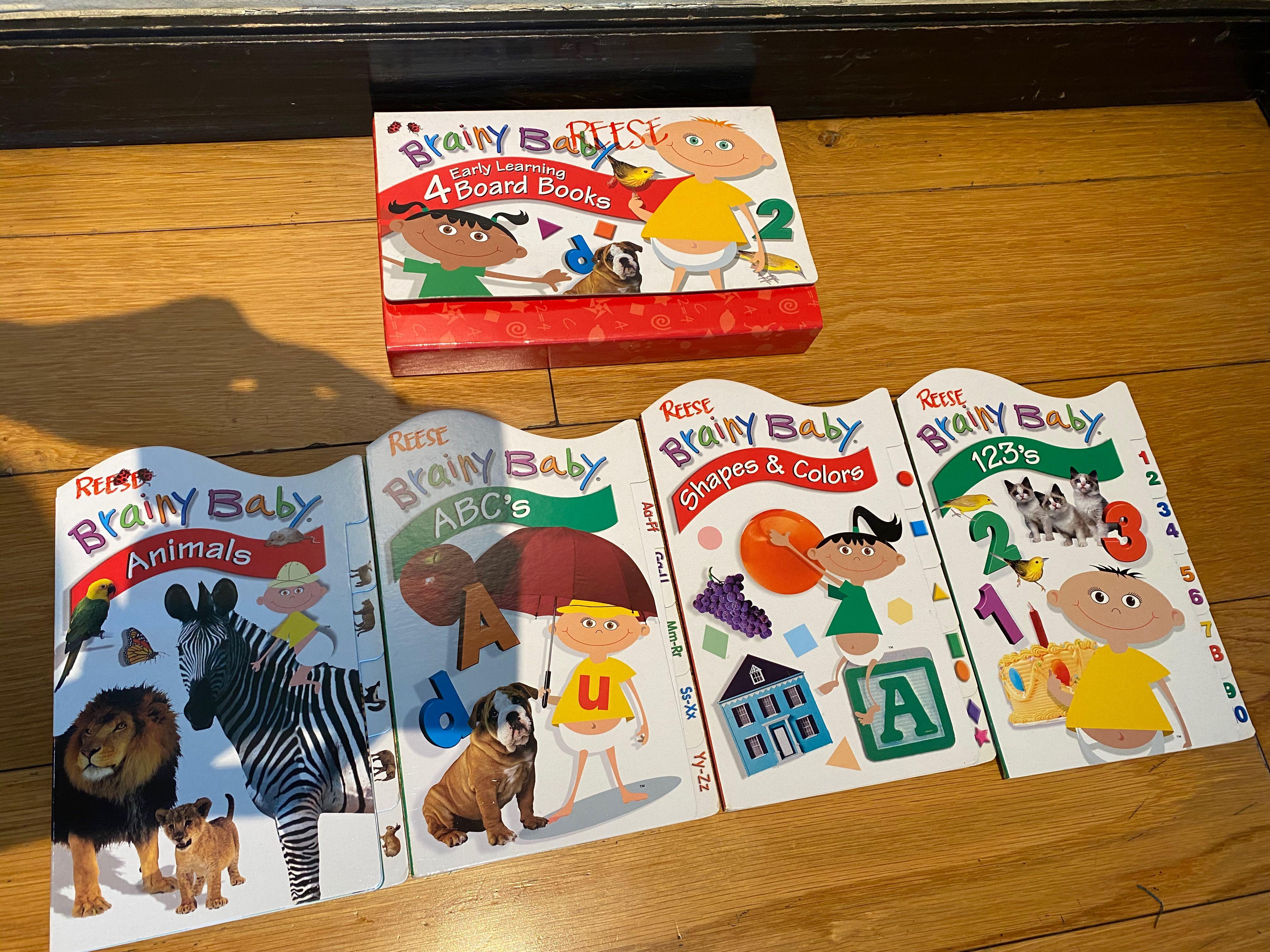 Brainy Baby Early Learning 4 Board Books Books Children S Books On Carousell