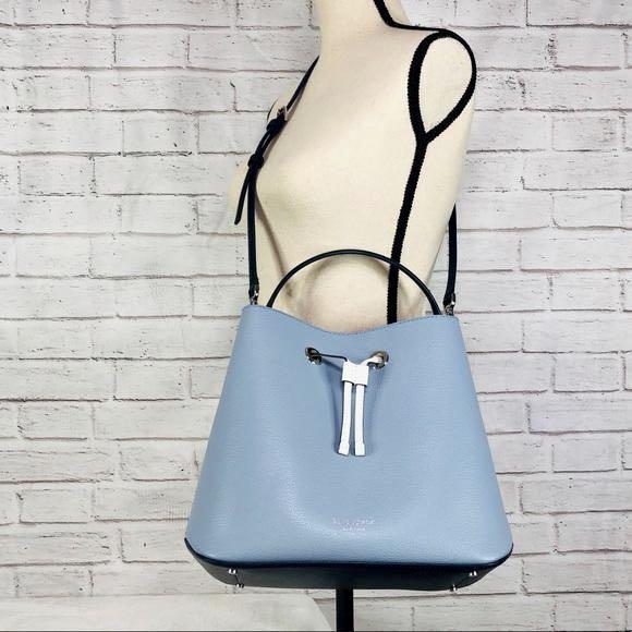 haven leather bucket bag