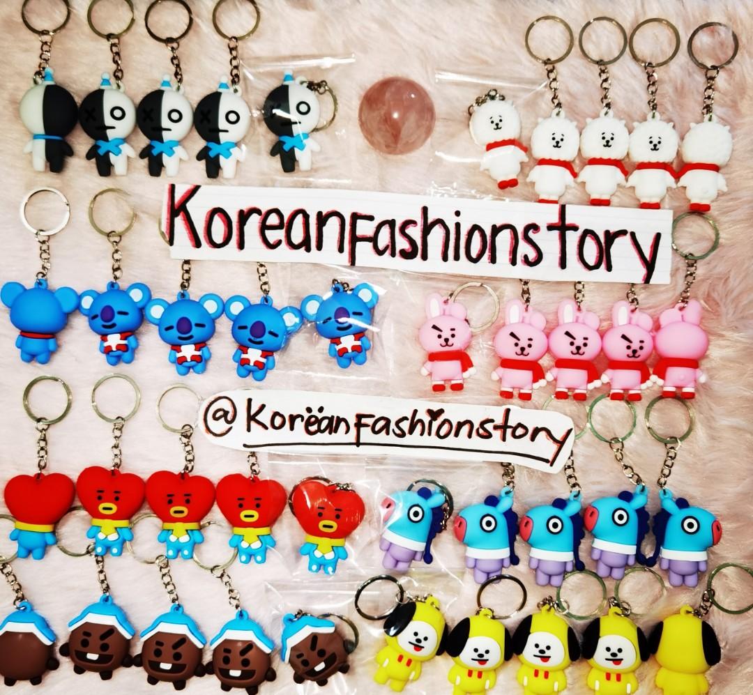 BT21 Keychain, Hobbies & Toys, Memorabilia & Collectibles, K-Wave on ...