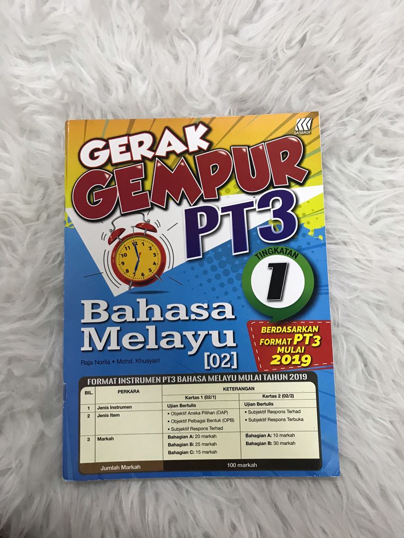 Buku Latihan Bahasa Melayu Tingkatan 1 Gerak Gempur Format Pt3 Sasbadi Hobbies Toys Books Magazines Textbooks On Carousell