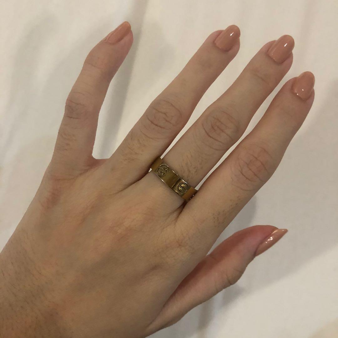 Cartier inspired love ring cheap