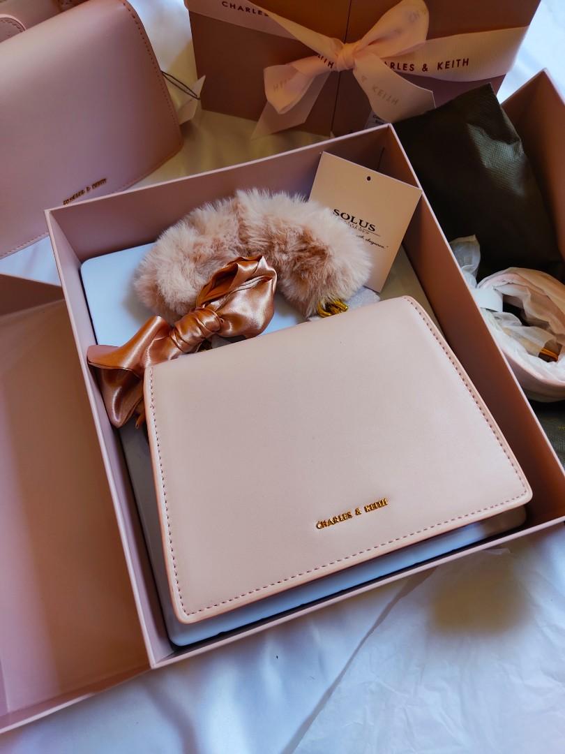 Charles and Keith Plush Powder bag