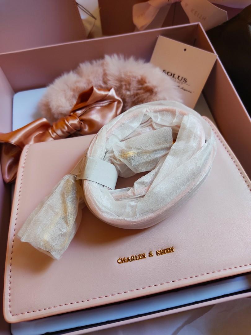 Charles and keith plush bag store