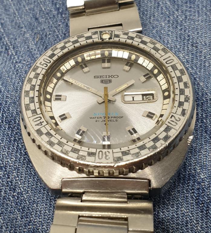 Classic Vintage Seiko 5 Sports Rally 6119-7170 Automatic 1960's Watch,  Women's Fashion, Watches & Accessories, Watches on Carousell