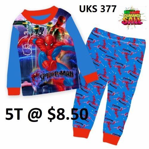 Superhero pajamas 5t Clearance