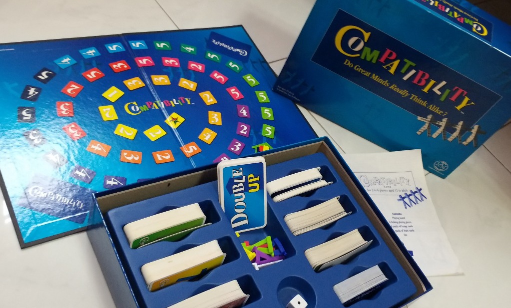 Compatibility Board game, Hobbies & Toys, Toys & Games on Carousell