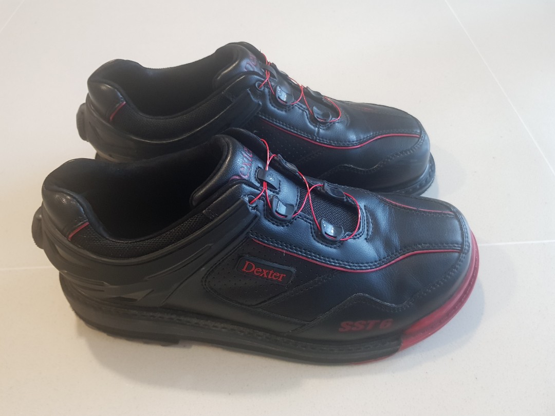 DEXTER SST6 BOA Bowling Shoes Black/Red (USA Size 7w DEXTER SST6 BOA Bowling Shoes Black/Red (USA Size 7w