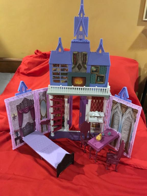 disney frozen fold and go castle
