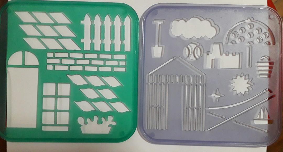 Drawing tools for kids (Category: Craft Supplies & Tools) located in Manila. Submitted by hannah.ph (Listing ID 1021693356, Image 2). Description: tupperware brand 4 pc. set drawing tools , great for stimulating kid's talent pre-loved RFS: decluttering.