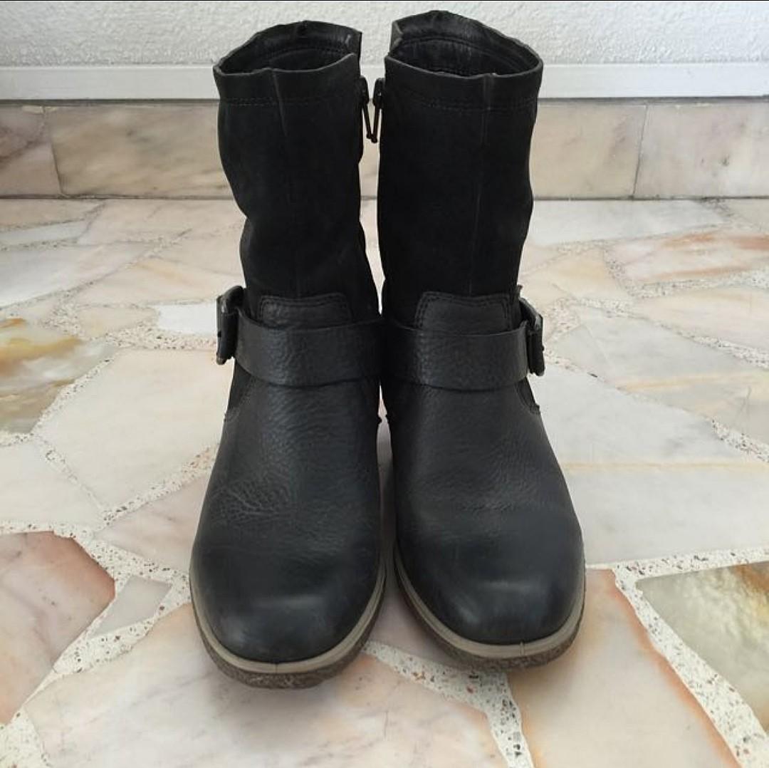 ecco leather boots