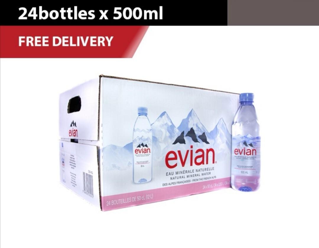 Evian Natural Mineral Water, Furniture Home Living, Kitchenware
