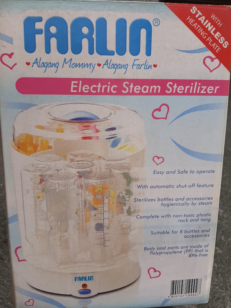 Farlin electric online steam sterilizer